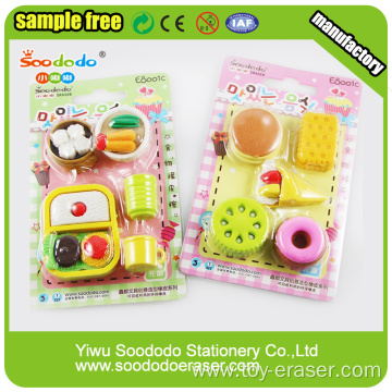 student food series eraser